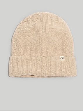 Madewell Cotton Cuffed Beanie | Wet Sand - NWOT